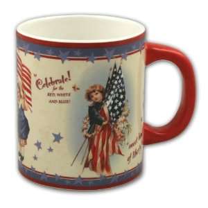  Retro Vintage style AMERICANA MEMORIES Mug Bethany Lowe 