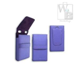  Kroo Soho Apple iPod Mini Leather Case   Light Purple   Clearance 