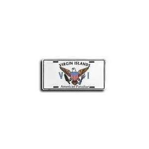  US Virgin Islands Country License Plates Automotive