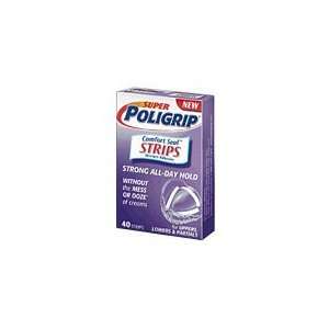    Super Poligrip Cmfrt Seal Strp Size: 40: Health & Personal Care