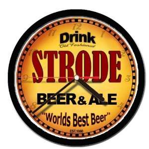  STRODE beer and ale cerveza wall clock: Everything Else