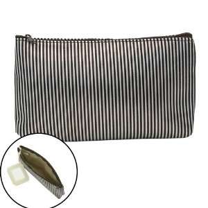 Stripe Pattern Makeup bag With mirror / Toiletry bag / cosmetic case 