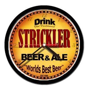  STRICKLER beer and ale cerveza wall clock: Everything Else