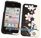 apple iphone 4 4s flowers rubberized $ 8 79 buy it now free shipping 