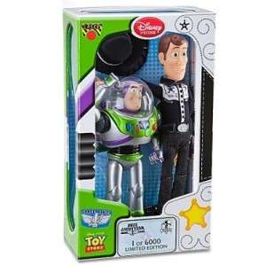   LIMITED EDITION Silver Electronic BUZZ LIGHTYEAR & TALKING WOODY & Hat