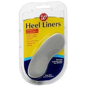  Walgreens Mens & Womens Heel Liners, 1 pr: Health 