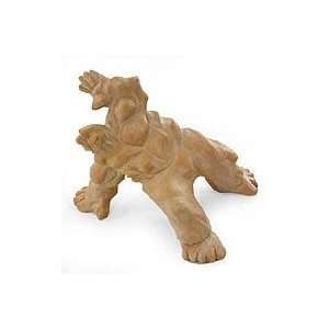  Terracotta sculpture, Capoeira II, Lateral Dodge