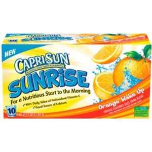 CapriSun Sunrise Orange Wake Up 10 ct   4 pack:  Grocery 