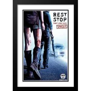  Rest Stop Dont Look Back 20x26 Framed and Double Matted 