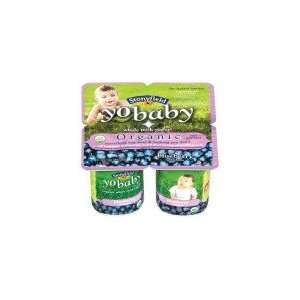 Stonyfield Farm, Yobaby Yogurt,organic, Blueberry, 4/4 Oz (Pack of 6)