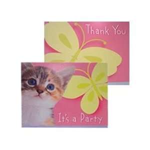  Purrfect Party Invitations/Thank You Notes (16): Toys 