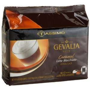  Gevalia Kaffe Caramel Latte Macchiato para Tassimo 