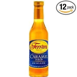 Ferrara Caramel Syrup, 12.6 Ounce Bottle (Pack of 12)  