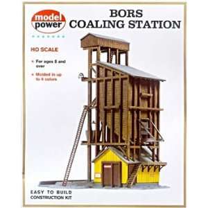  HO Bors Coaling Station Building Kit Model Power Toys 