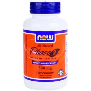  Now Foods Phase 2 500 mg 120 Vcaps: Health & Personal Care