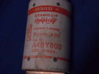 GOULD A4BY800 FORM 480 800AMP CURRENT LIMITING FUSE  