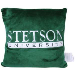  NCAA Stetson Hatters Green 15 Square 3D Plush Pillow 