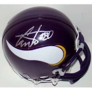 Chris Carter Signed VIKINGS Mini Helmet WCA   Autographed MLB Helmets 