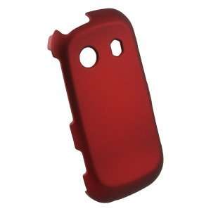  Rubberized Red Snap on Cover for Samsung Seek M350 