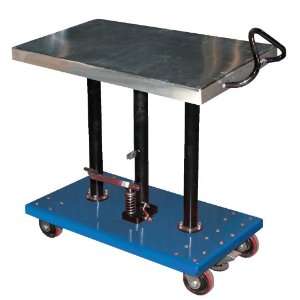 Vestil HT 10 2036A Steel Hydraulic Post Table, 1000 lbs Capacity, 36 