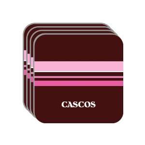 Personal Name Gift   CASCOS Set of 4 Mini Mousepad Coasters (pink 