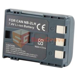 NB 2LH Battery+Charger for Canon Rebel XT XTi 400D 350D  