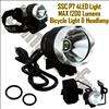 SSC P7 1200 Lumens 4LED 3 Mode Bicycle Light & HeadLamp  