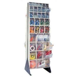  75 Double Sided Floor Stand Storage Unit with Tip Out 