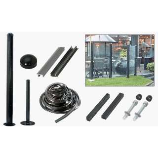    CRL Black 61 Windscreen Post Kit with Stanchion