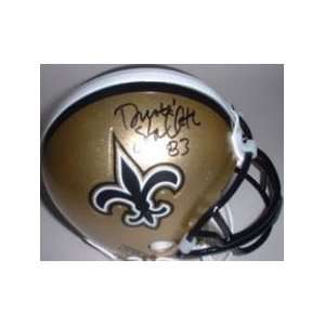 Donte Stallworth autographed Football Mini Helmet (New Orleans Saints)