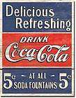Coca Cola Round 1960s Coke Bottle Collectors Tin Sign  