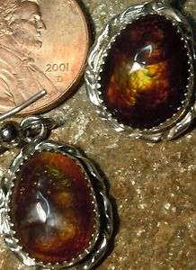 New Jewelry Sterling Silver & 12.11 carat total Fire Agate Gemstone 