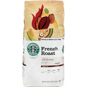 Starbucks French Roast Whole Bean Coffee   2.5 Pounds (40 Oz.):  