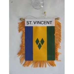  St. Vincent and the Grenadines   Window Hanging Flag 