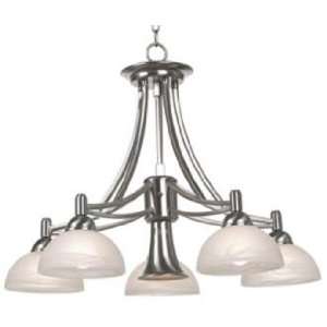 Contemporary Brushed Nickel Downlight Chandelier: Home 