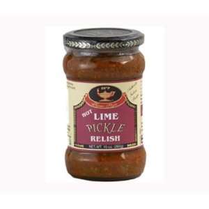 Hot Lime Pickle  10 Oz.  Grocery & Gourmet Food