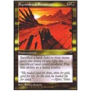   Magic the Gathering   Squandered Resources   Visions Toys & Games