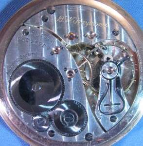 1927 Elgin B W Raymond 21 Jewel GOLD Fill Pocket Watch D  