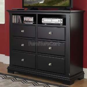  Homelegance Preston TV Chest 814BK 11 Furniture & Decor
