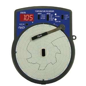 Circular Type J Thermocouple Recorder;  40 to 120°F, 110 VAC 