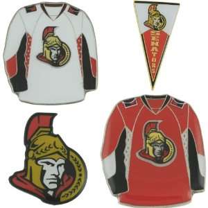    JF Sports Ottawa Senators 4 Pack Lapel Pins