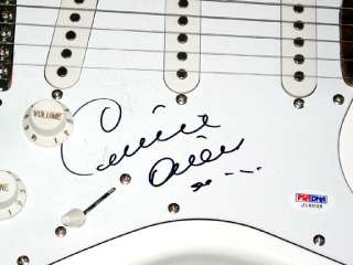 Celine Dion Autographed Airbrush Guitar & VIDEO Proof PSA UACC RD COA 