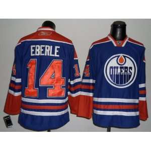  Jordan Eberle Jersey Edmonton Oilers Blue Jersey Hockey Jersey 