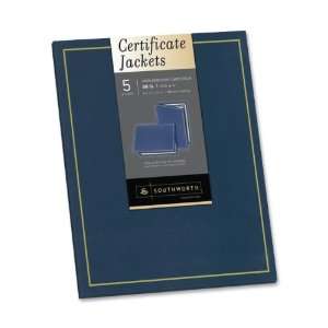  Southworth Certificate Jackets,9.5 x 12   5 / Pack 
