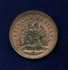 MEXICO REPUBLIC 1889 Mo 1 CENTAVO, UNCIRCULATED  
