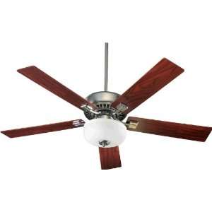  Rothman Family 52 Satin Nickel Ceiling Fan with Light Kit 