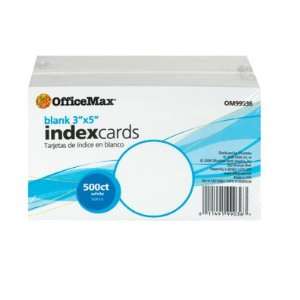  OfficeMax Ruled Index Cards, 4x6, 100/pk Office 