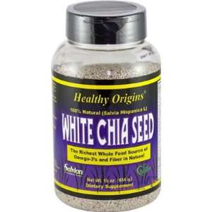  Healthy Origins White Chia Seed, 454 Gram
