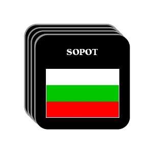  Bulgaria   SOPOT Set of 4 Mini Mousepad Coasters 