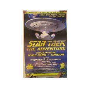  Star Trek The Adventure Poster Hyde Park London 